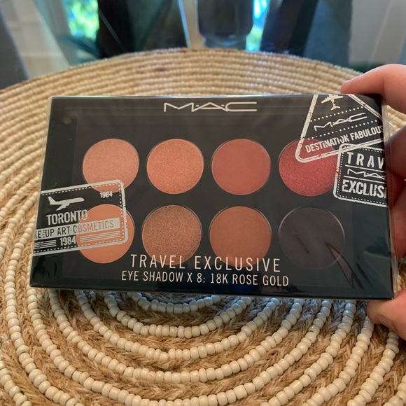 🌟LE🌟MAC Travel Exclusive Eyeshadow x 8- 18k Rose Gold - Picture 13 of 15
